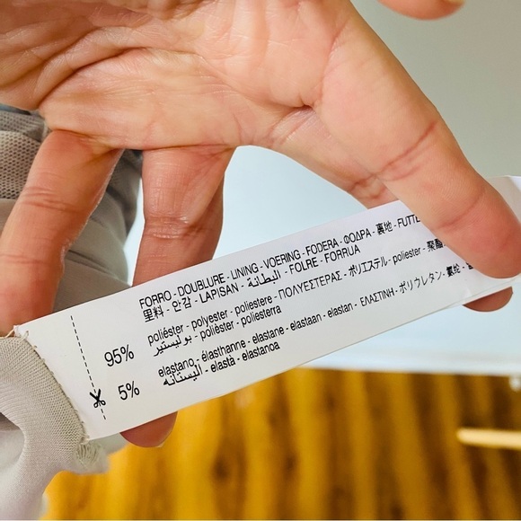 New Zara Ruched Floral Tulle Dress Size Small​​​​ - Picture 3 of 7